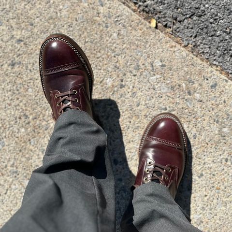 Onderhoud SVC03 Service Boot in Horween Color 8 Shell Cordovan & Wickett & Craig Black Milled Traditional Harness