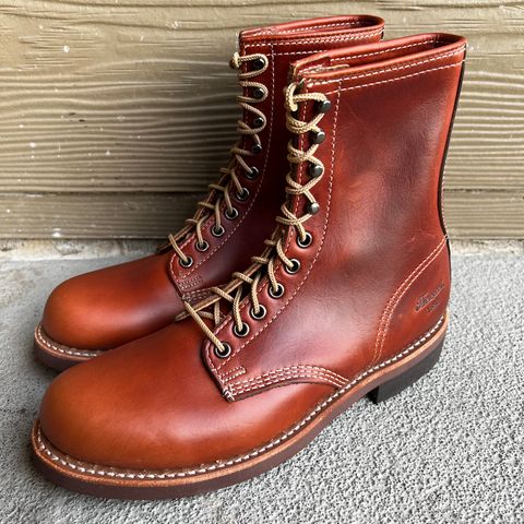 Thorogood 1892 Tomahawk Boot in Horween Cognac Chromexcel