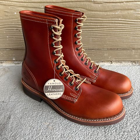 Thorogood 1892 Tomahawk Boot in Horween Cognac Chromexcel