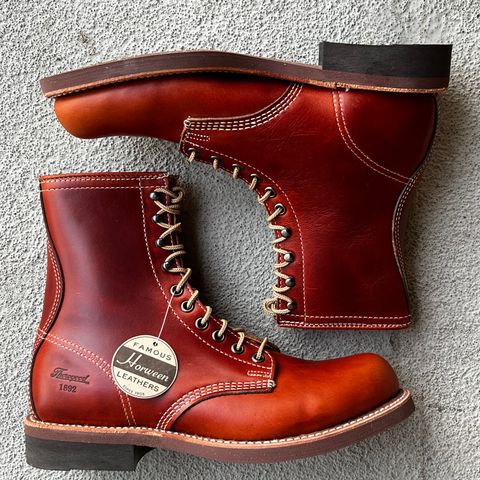 Thorogood 1892 Tomahawk Boot in Horween Cognac Chromexcel
