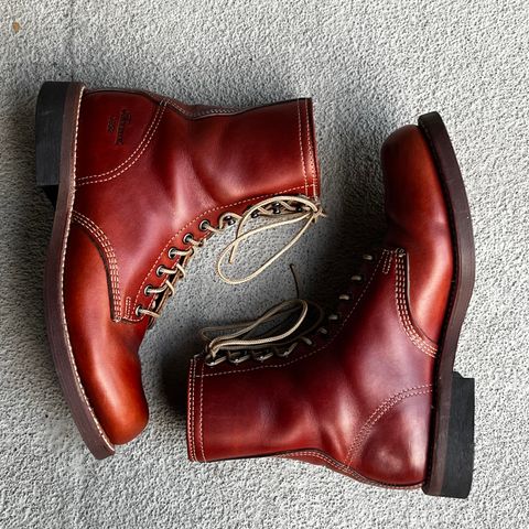 Thorogood 1892 Tomahawk Boot in Horween Cognac Chromexcel