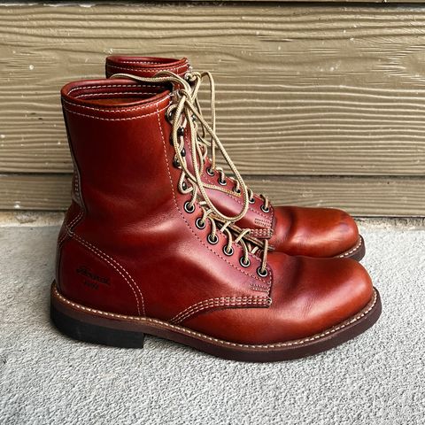 Thorogood 1892 Tomahawk Boot in Horween Cognac Chromexcel