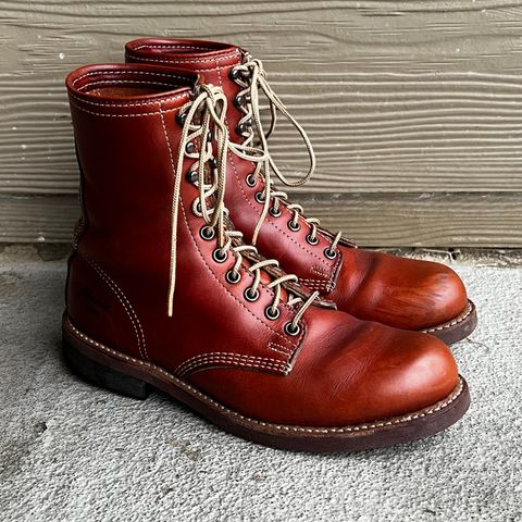 Thorogood 1892 Tomahawk Boot in Horween Cognac Chromexcel