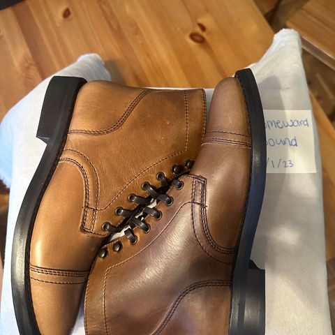Thursday Captain in Horween Natural Chromexcel