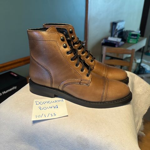 Thursday Captain in Horween Natural Chromexcel