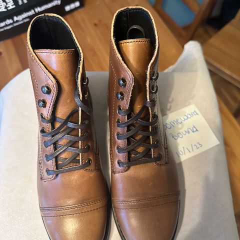 Thursday Captain in Horween Natural Chromexcel