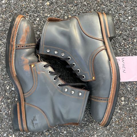 Iron Boots The Chosen One in Maryam Grigio Shell Cordovan