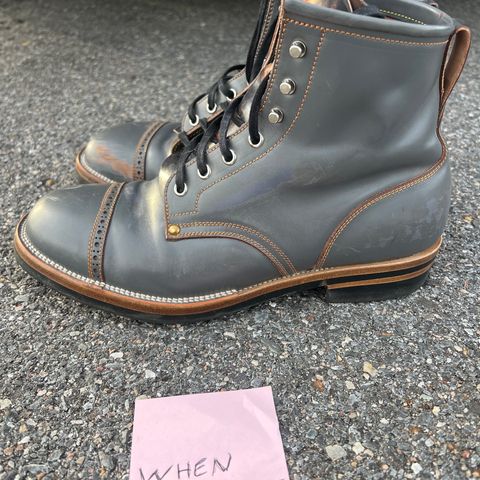 Iron Boots The Chosen One in Maryam Grigio Shell Cordovan