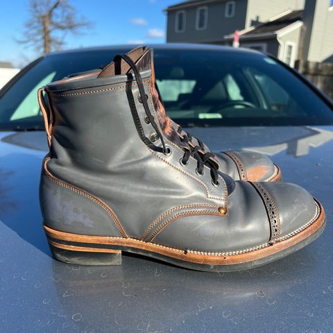 Iron Boots The Chosen One in Maryam Grigio Shell Cordovan