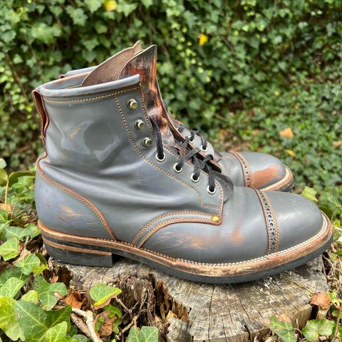 Iron Boots The Chosen One in Maryam Grigio Shell Cordovan