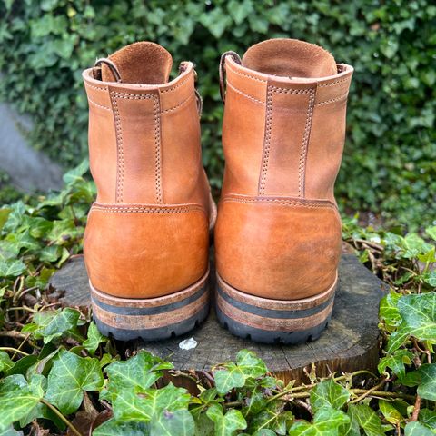 Truman Service Boot in Natural Horse Rump