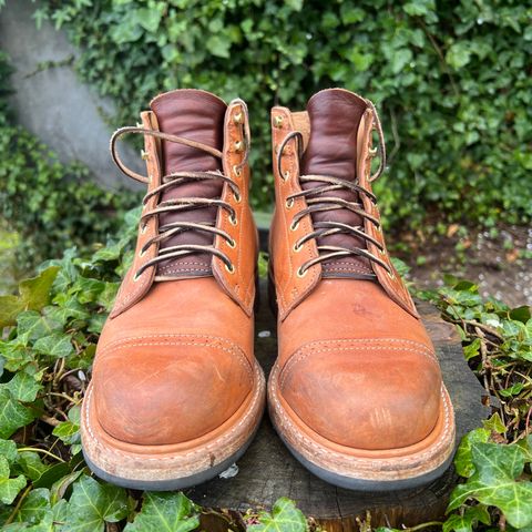 Truman Service Boot in Natural Horse Rump