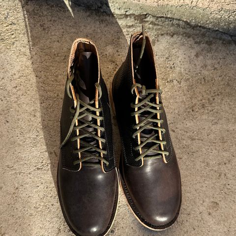 View photo of Self-Made Service Boot in Metta Catharina Shell Cordovan