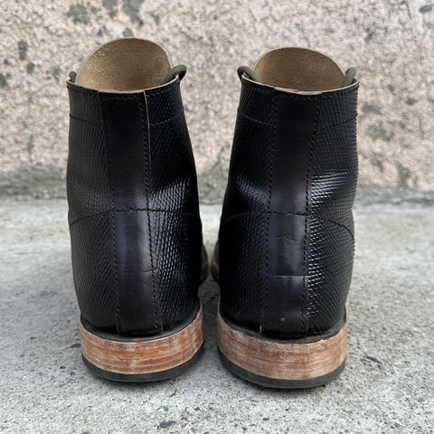 View photo of Self-Made Service Boot in Metta Catharina Shell Cordovan