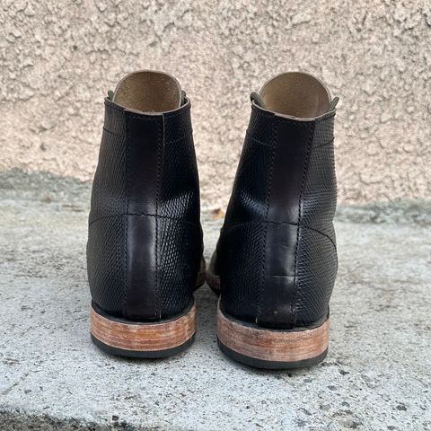 View photo of Self-Made Service Boot in Metta Catharina Shell Cordovan