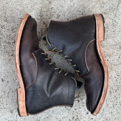 View photo of Self-Made Service Boot in Metta Catharina Shell Cordovan