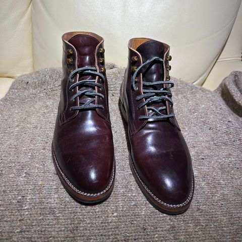 BLKBRD Rudiger Service Boot in Horween Color 8 Shell Cordovan