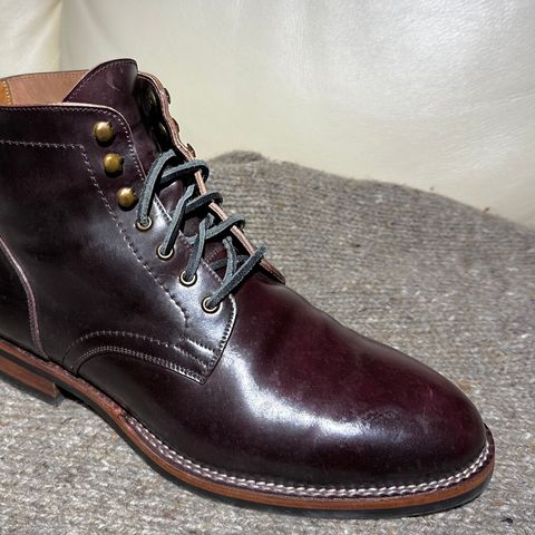 BLKBRD Rudiger Service Boot in Horween Color 8 Shell Cordovan