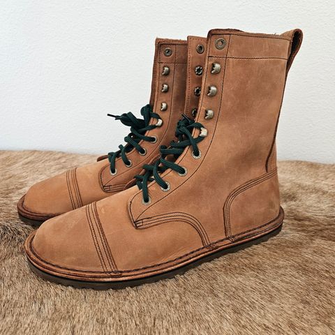 Jim Green African Ranger Barefoot Boot in Fudge Crazy Horse