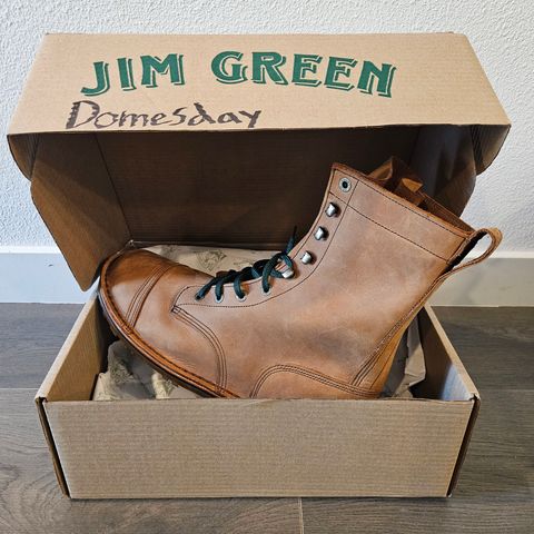 Jim Green African Ranger Barefoot Boot in Fudge Crazy Horse