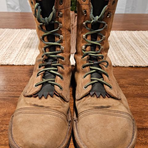 View photo of Jim Green African Ranger Barefoot Boot in Fudge Crazy Horse