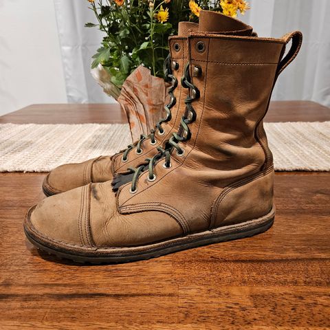 View photo of Jim Green African Ranger Barefoot Boot in Fudge Crazy Horse