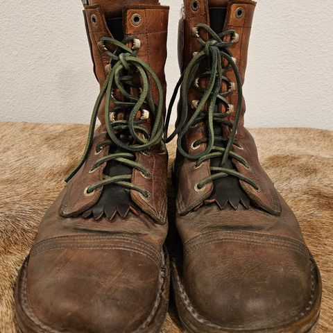 View photo of Jim Green African Ranger Barefoot Boot in Fudge Crazy Horse