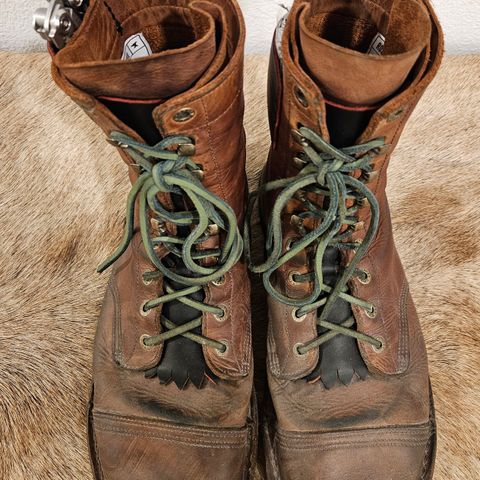 View photo of Jim Green African Ranger Barefoot Boot in Fudge Crazy Horse