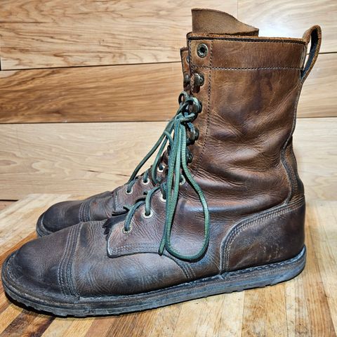 View photo of Jim Green African Ranger Barefoot Boot in Fudge Crazy Horse