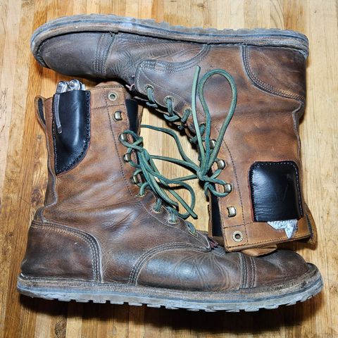 View photo of Jim Green African Ranger Barefoot Boot in Fudge Crazy Horse