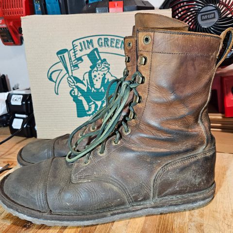 Jim Green African Ranger Barefoot Boot in Fudge Crazy Horse