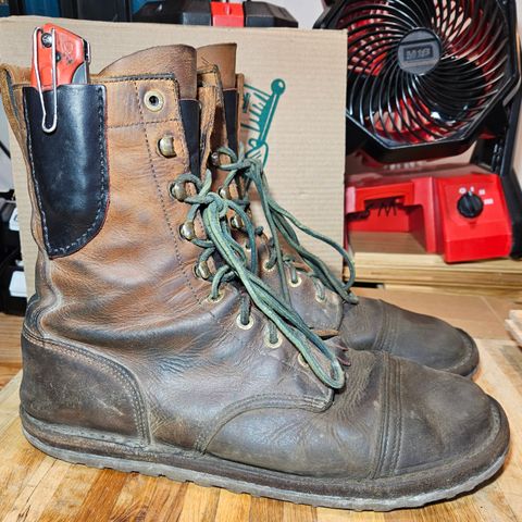 Jim Green African Ranger Barefoot Boot in Fudge Crazy Horse