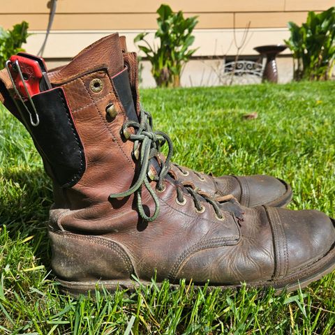 Jim Green African Ranger Barefoot Boot in Fudge Crazy Horse