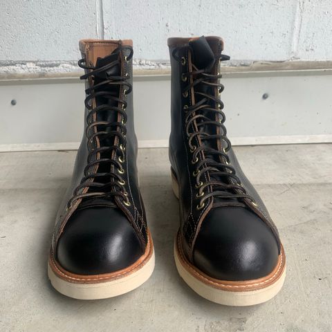 View photo of Self-Made Unlisted Model in Horween Black Chromexcel