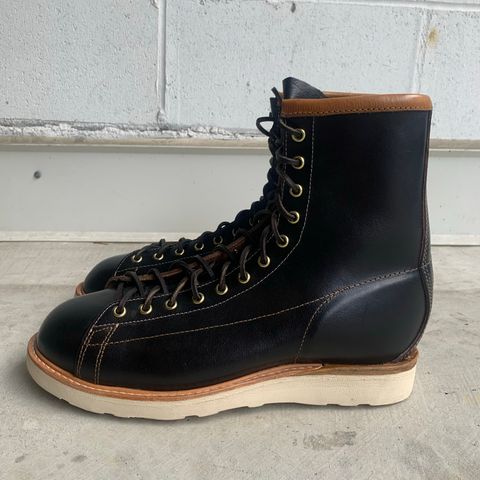 View photo of Self-Made Unlisted Model in Horween Black Chromexcel