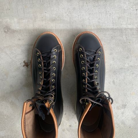 View photo of Self-Made Unlisted Model in Horween Black Chromexcel