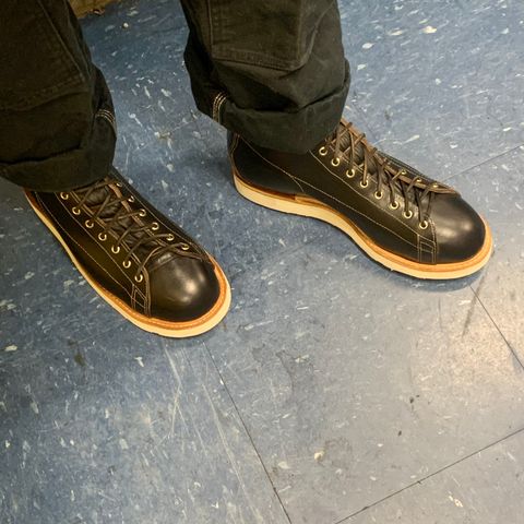 View photo of Self-Made Unlisted Model in Horween Black Chromexcel