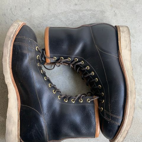 View photo of Self-Made Unlisted Model in Horween Black Chromexcel