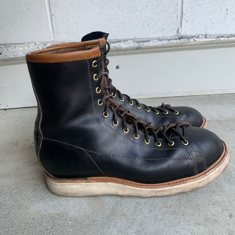 View photo of Self-Made Unlisted Model in Horween Black Chromexcel