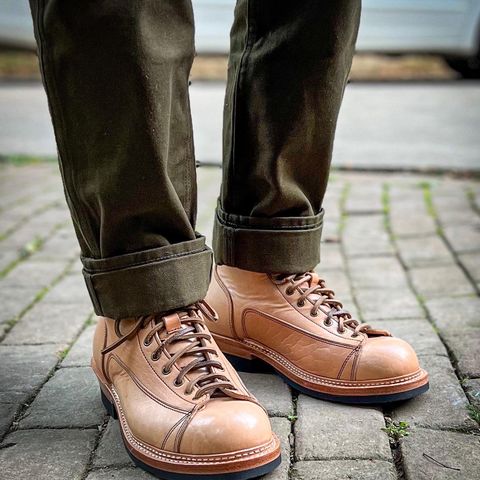 Monroe 19916 Monkey Boot in Shinki Natural Oiled Horsebutt