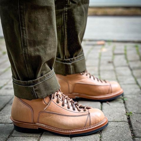 Monroe 19916 Monkey Boot in Shinki Natural Oiled Horsebutt