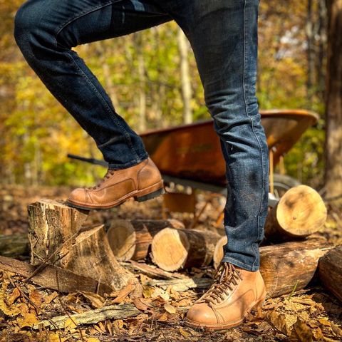 Monroe 19916 Monkey Boot in Shinki Natural Oiled Horsebutt