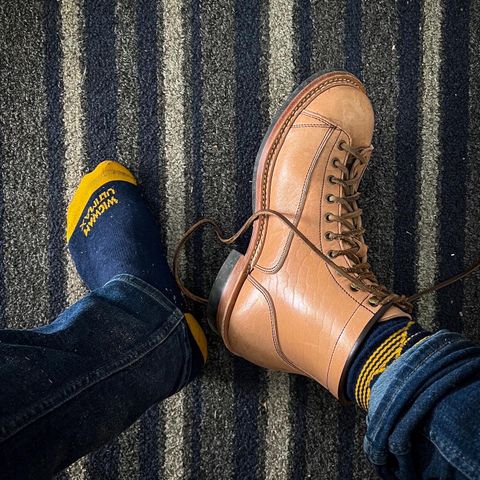 Monroe 19916 Monkey Boot in Shinki Natural Oiled Horsebutt
