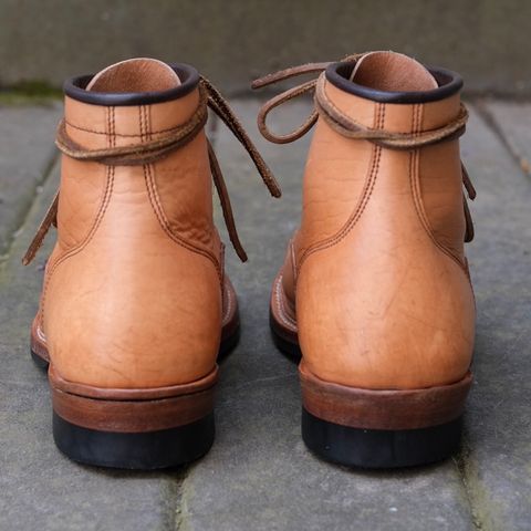 View photo of Monroe 19916 Monkey Boot in Shinki Natural Oiled Horsebutt