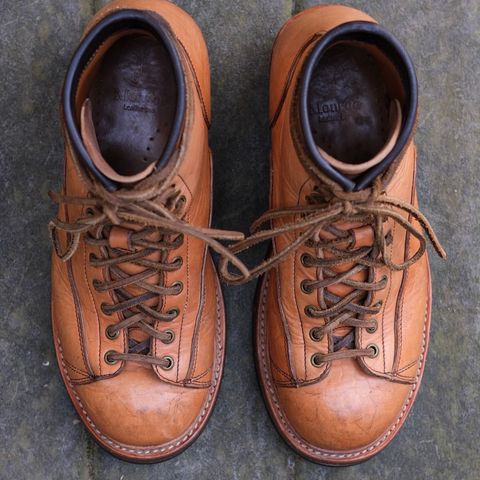 View photo of Monroe 19916 Monkey Boot in Shinki Natural Oiled Horsebutt