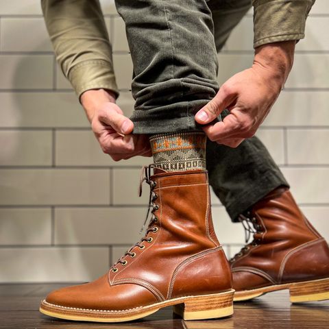 Onderhoud SVC02 Packer Boot in Wickett & Craig Medium Brown Traditional Harness