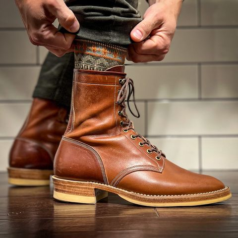 Onderhoud SVC02 Packer Boot in Wickett & Craig Medium Brown Traditional Harness