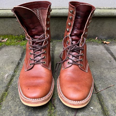 View photo of Onderhoud SVC02 Packer Boot in Wickett & Craig Medium Brown Traditional Harness