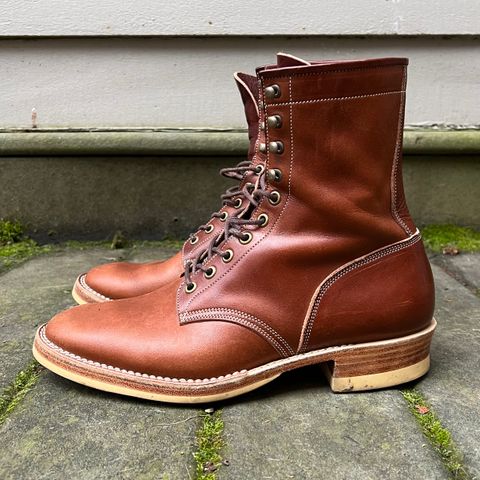 View photo of Onderhoud SVC02 Packer Boot in Wickett & Craig Medium Brown Traditional Harness