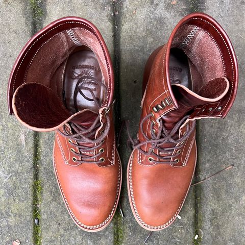 View photo of Onderhoud SVC02 Packer Boot in Wickett & Craig Medium Brown Traditional Harness